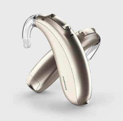 瑞士峰力耳背式助听器